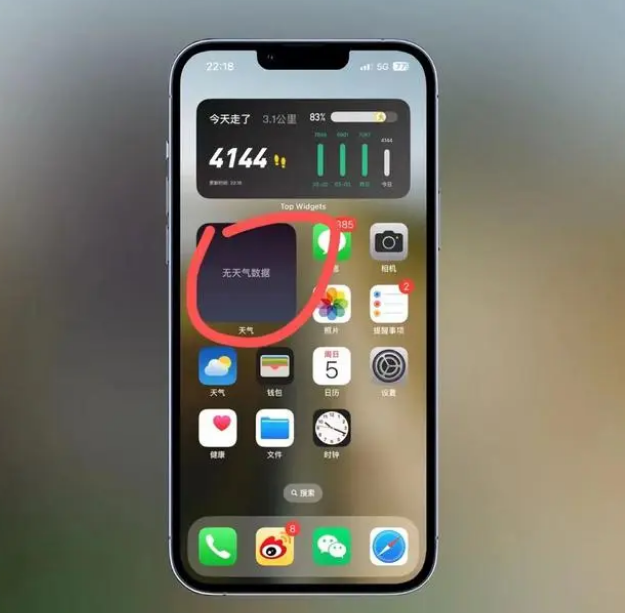 枣庄苹果手机维修分享:iOS16主屏幕天气小组件无法正常工作怎么办？ 