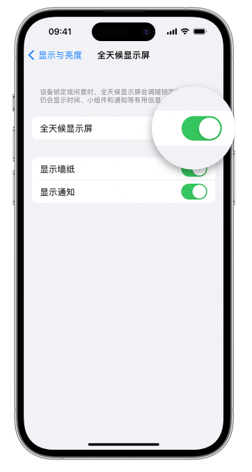 枣庄苹果14维修店分享如何自定义 iPhone 14 Pro 常亮显示屏 