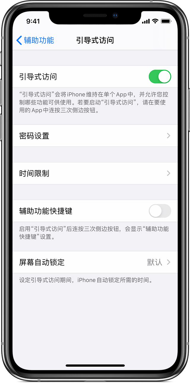 枣庄苹果手机维修分享如何在 iPhone 上退出引导式访问 