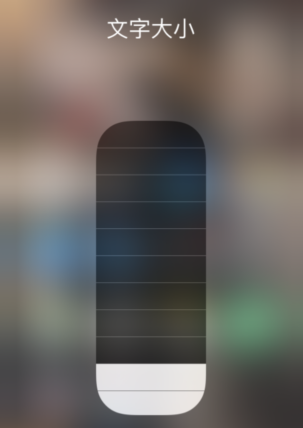 枣庄苹果手机维修分享小技巧：在 iPhone 控制中心快速调节字体大小 